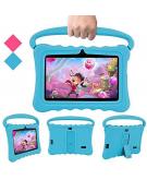 LIPA Veidoo kinder tablet Blue 7 inch - Met spellen software - Play store - Ouder bescherming - Speciaal IPS scherm met bescherming ogen - Met bumper