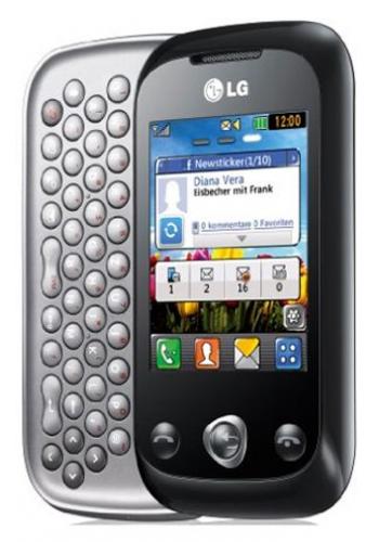 LG C330 Black Silver