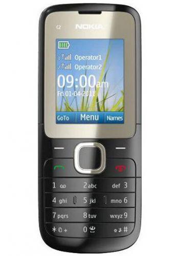 Nokia C2-00 (Dual Sim) Jet Black